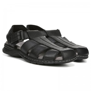 Sandalias Dr Scholls Gaston Hombre Negros | MX3168SOA