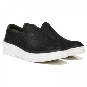 Tenis Dr Scholls Everywhere Plataforma Slip On Mujer Negros | MX2861ORH