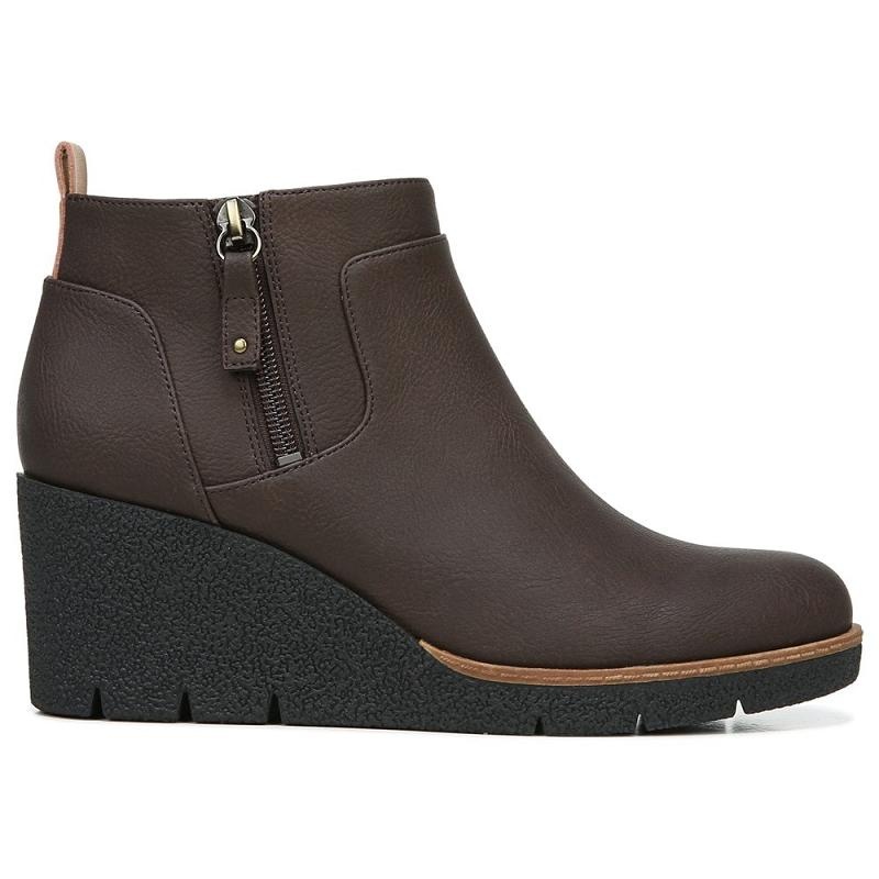 Botas Dr Scholls Bianca Wedge Mujer Marrom | MX3125APZ