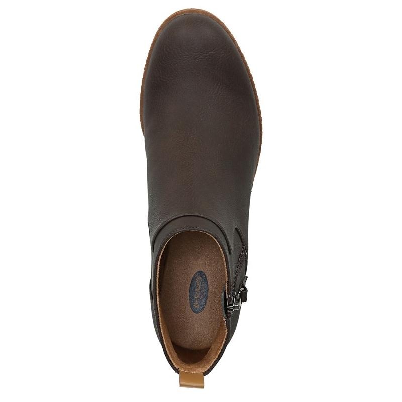 Botas Dr Scholls Bianca Wedge Mujer Marrom | MX3125APZ