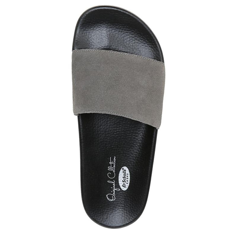 Chanclas Dr Scholls Pisces Pool Chanclas Mujer Grises | MX2935YUS