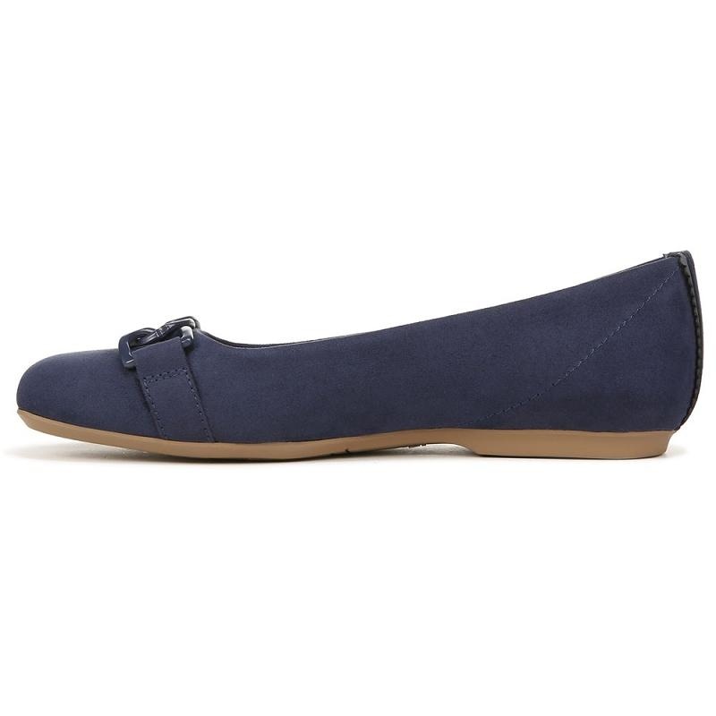 Flat Dr Scholls Wexley Adorn Ballerina Mujer Azul Marino | MX3081WYW