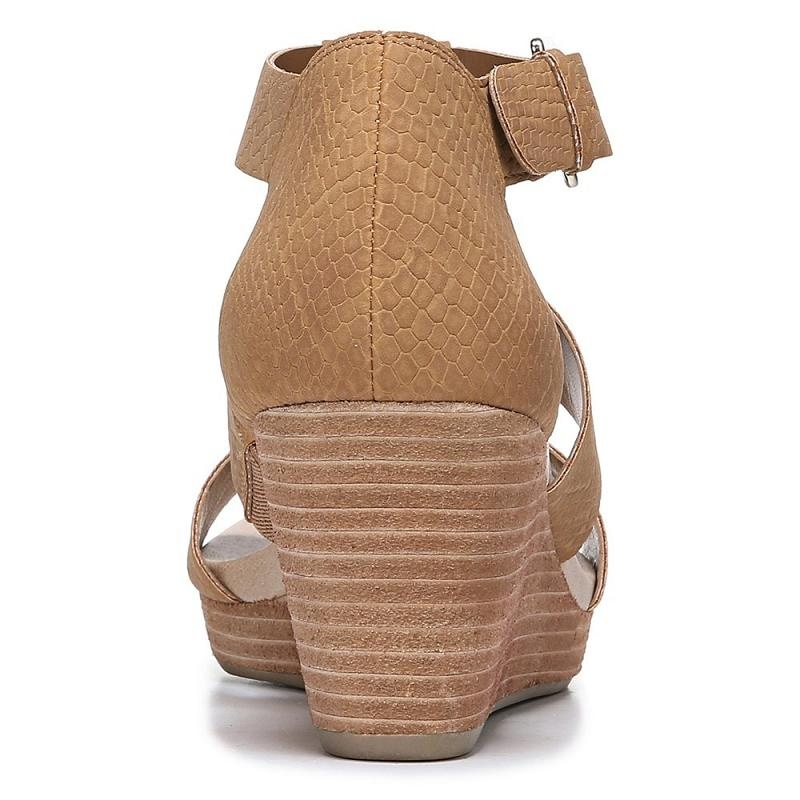 Sandalias Dr Scholls Barton Wedge Mujer Serpent | MX2952GLE