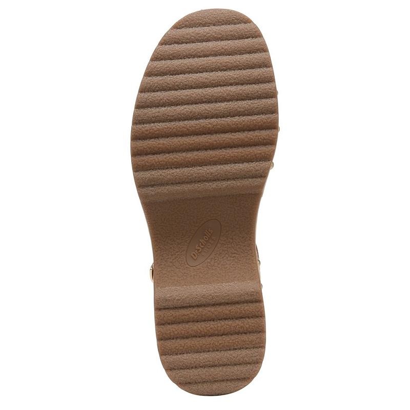 Sandalias Dr Scholls Dublin Plataforma Mujer Marrom Claro | MX2941MAK