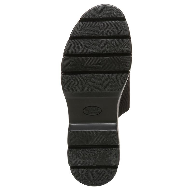 Tacones Dr Scholls Check Doubts Plataforma Sandal Mujer Negros | MX3048HKX