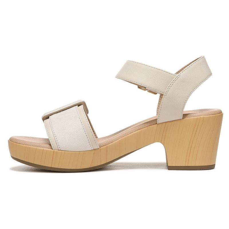 Tacones Dr Scholls Felicity Too Block Sandal Mujer Beige | MX3039NBS