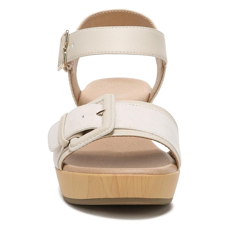 Tacones Dr Scholls Felicity Too Block Sandal Mujer Beige | MX3039NBS