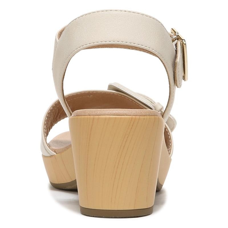 Tacones Dr Scholls Felicity Too Block Sandal Mujer Beige | MX3039NBS