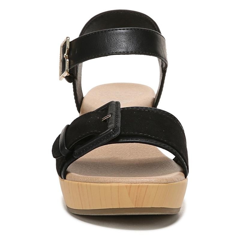 Tacones Dr Scholls Felicity Too Block Sandal Mujer Negros | MX3041VDF