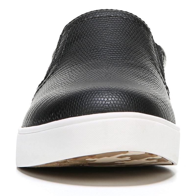Tenis Dr Scholls Madison Slip On Lizard Mujer Negros | MX2881GLP