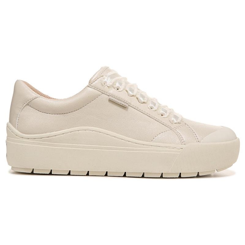 Tenis Dr Scholls Time Off Encaje Up Mujer Beige | MX2922QZN