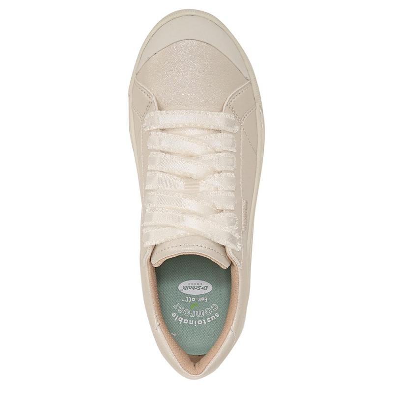 Tenis Dr Scholls Time Off Encaje Up Mujer Beige | MX2922QZN