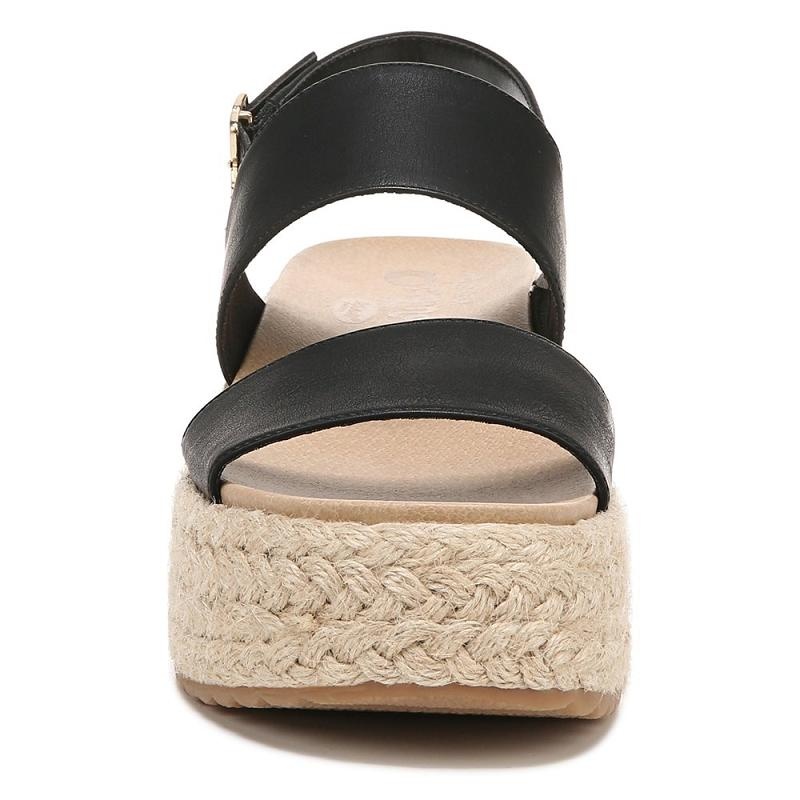 Zapatos Cuña Dr Scholls Delaney Sandal Mujer Negros | MX2811FMK